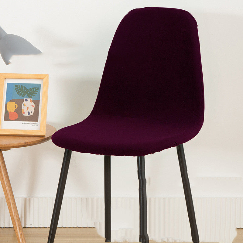 Dining Chair Covers Stretchable Solenne Red bean paste