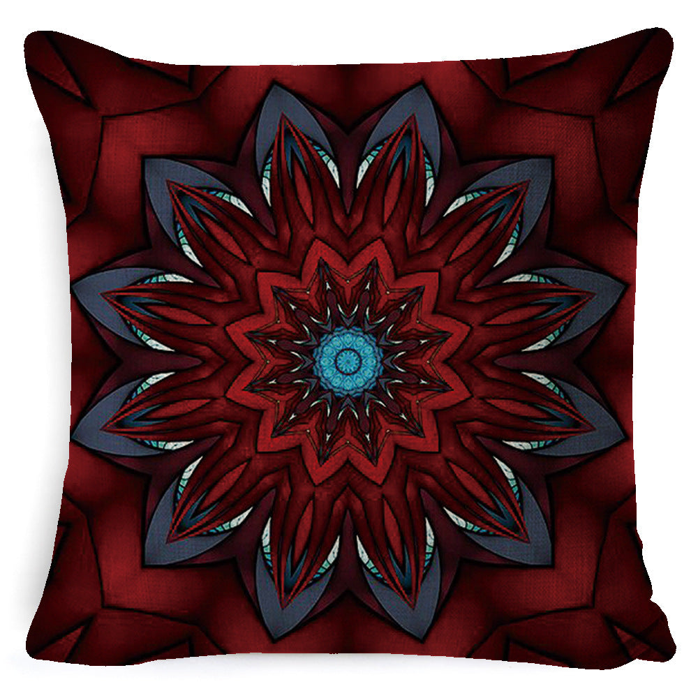 Decor Pillow Cover Linen Boho AURELIE Style Fourteen-45x 45 Pillowcase