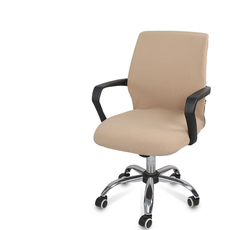 Executive Office Chair Cover Stretchable Embossed MIRELLE Khaki-L