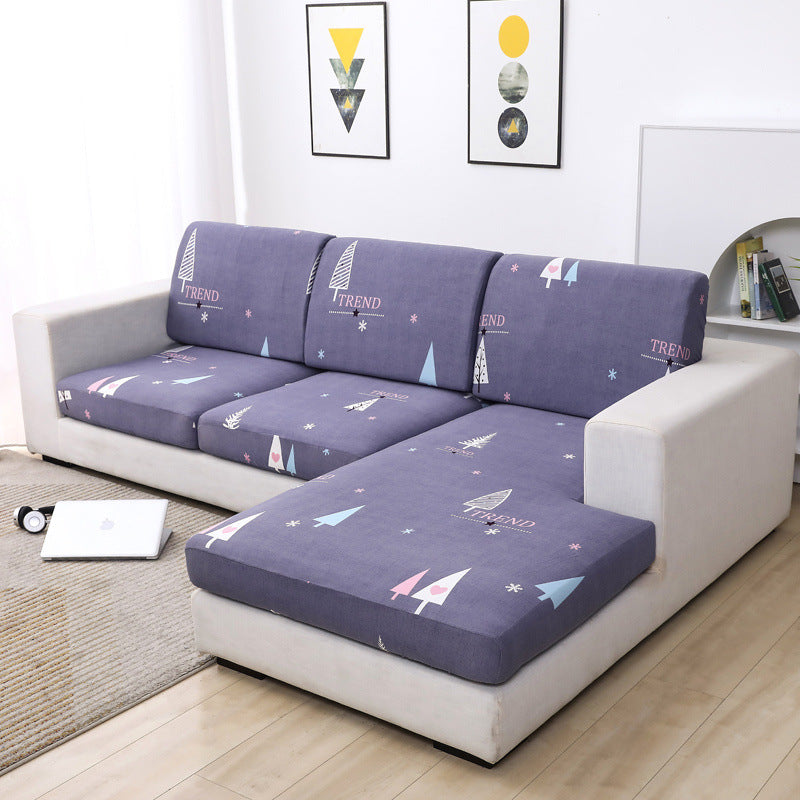 Sofa Seat Cover Stretch Fit LUCILE Forest Town-Three