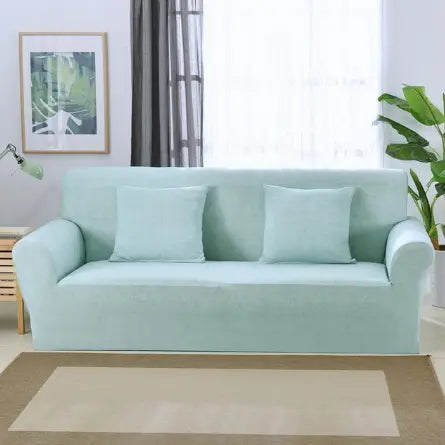 Loveseat Cover Stretchable Polyester LUMIEREA Light Green-145 185cm