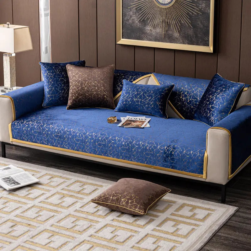 Pet Protection Cover Chenille Cozy LUMIERA Dark Blue-110X160CM