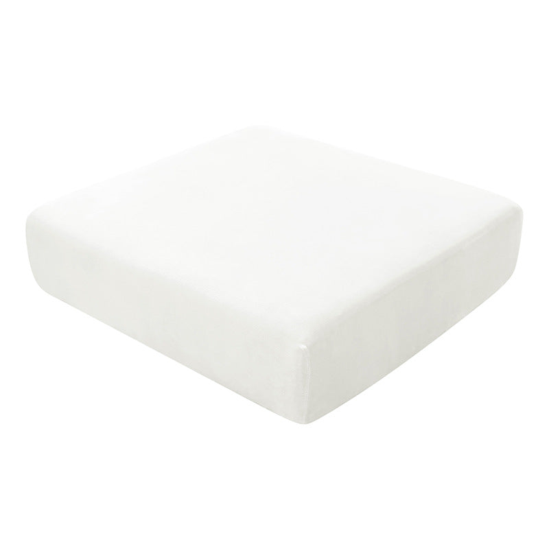 Sofa Seat Cover Velvet Stretch MARCELLE 23 Milky White-Imperial Concubine