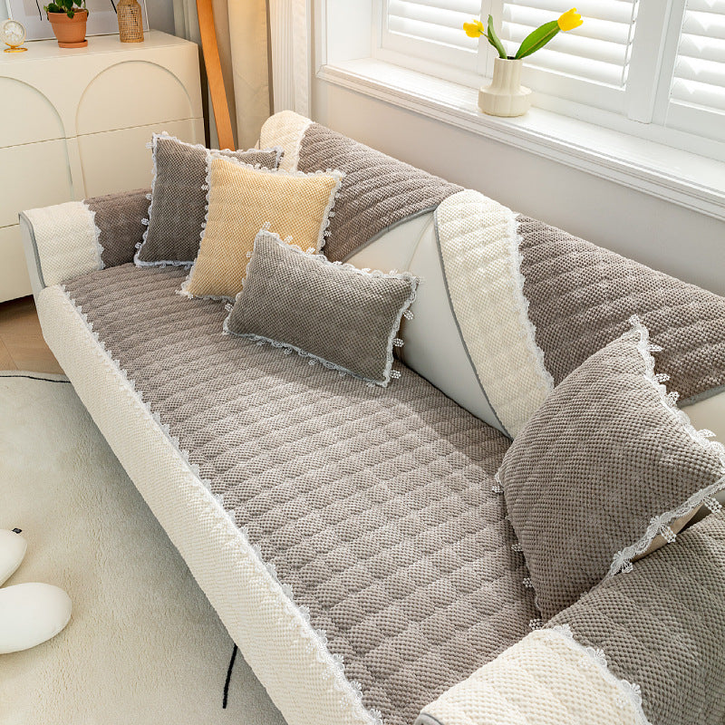 Pet Protection Cover Corduroy Cozy Pelerine Light gray-110x160cm
