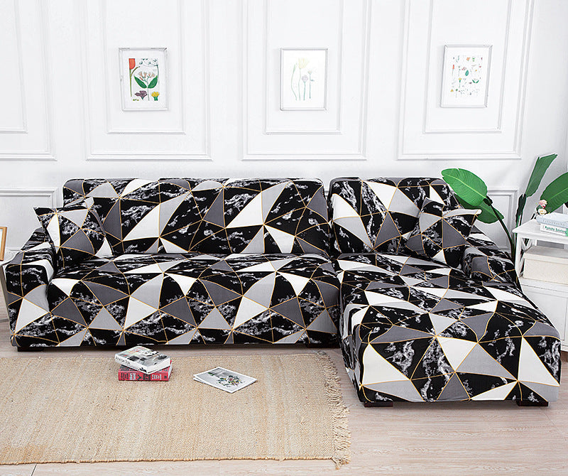 Corner Sofa Cover Modern Washable LUMIÈRE Treasure Years-185x230cm