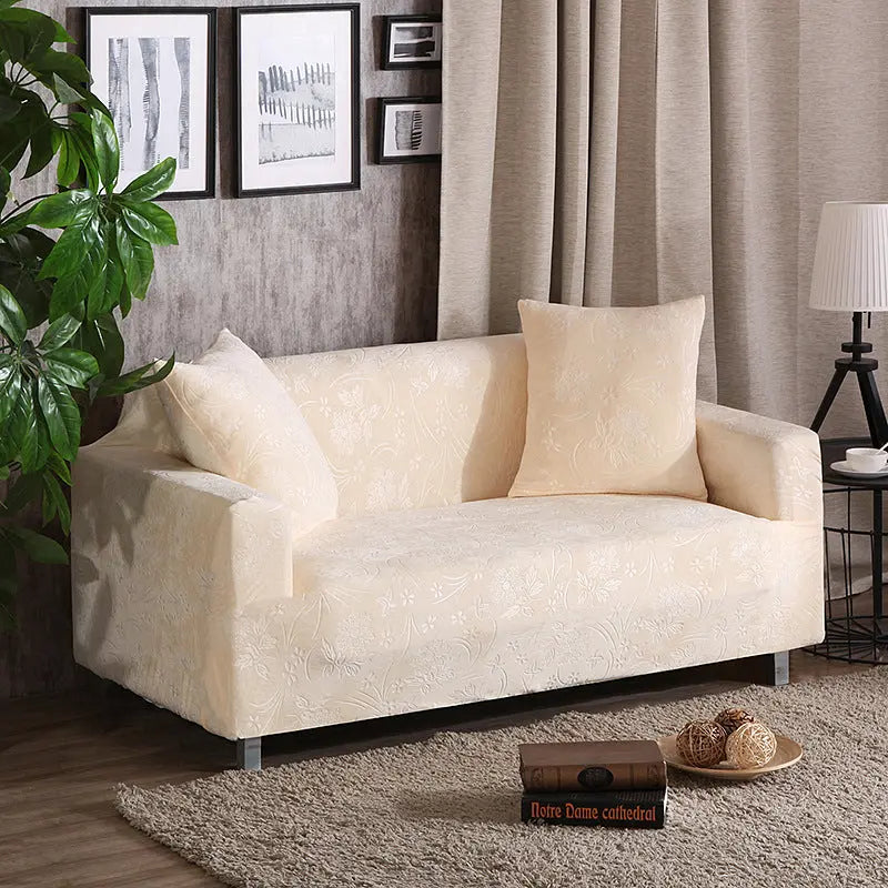 Loveseat Covers Stretch Fit Soline Beige-Individual