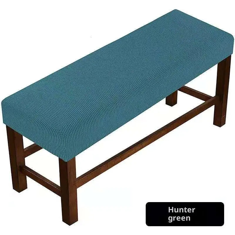 Bench Slipcover Velvet Dustproof FLORETTE Dark Green-180x50x20cm