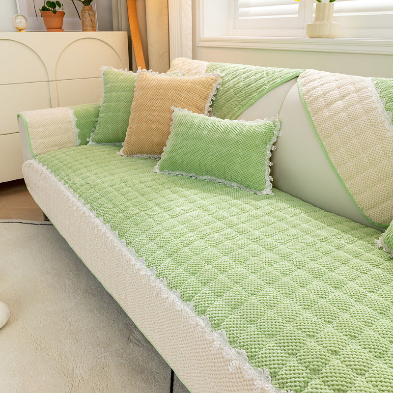 Pet Protection Cover Corduroy Cozy Pelerine Light green-90x160cm