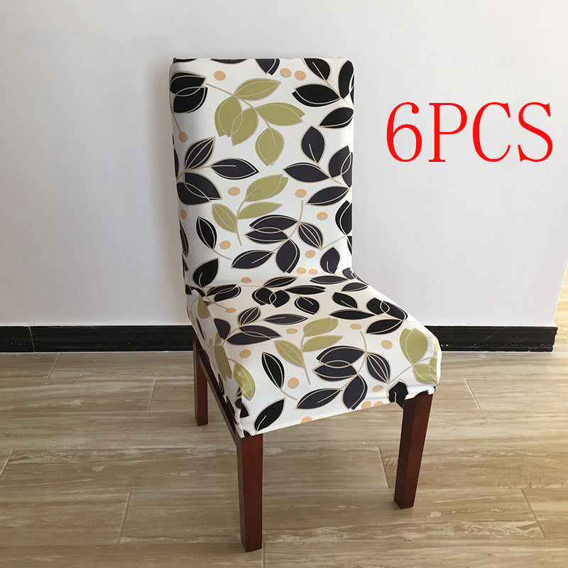 Dining Chair Covers Stretchable Spandex ELORIA A-6PCS