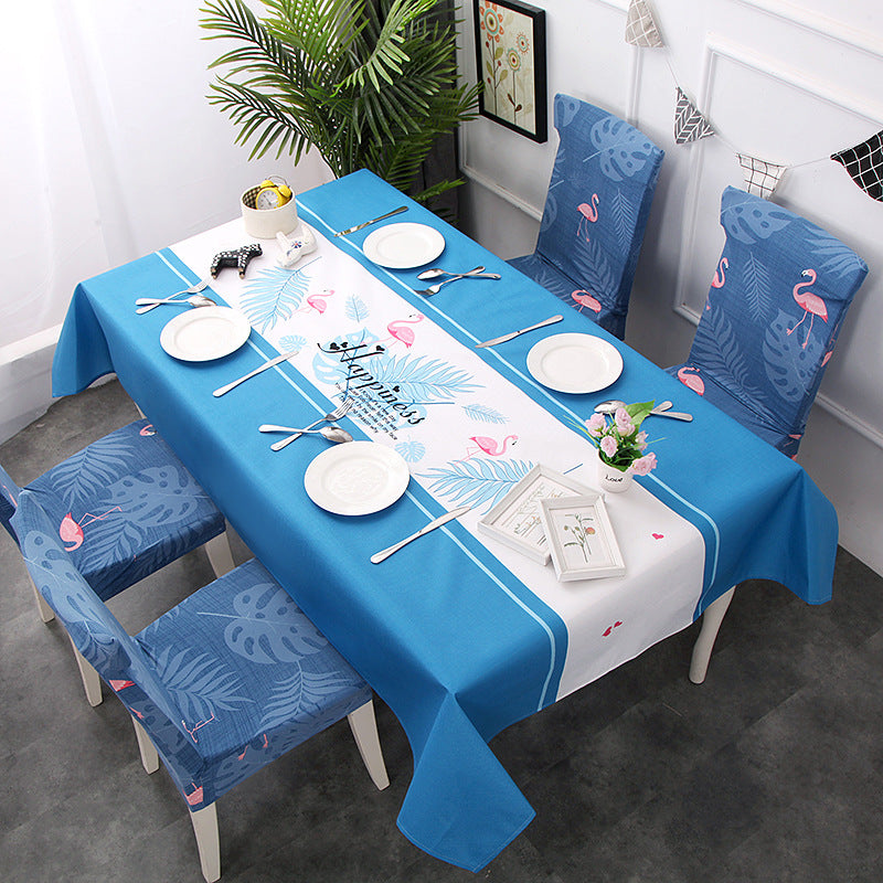 Table Cloth Nordic Easy-Care LUMIEREA 4style-Chair cover4