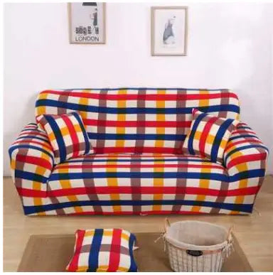 Loveseat Covers Stretch Minimalist LUMIERA Trolly style-Single and two pillows