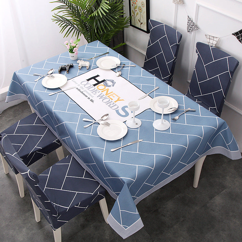 Table Cloth Nordic Easy-Care LUMIEREA 7style-Chair cover6