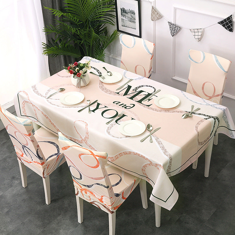 Table Cloth Nordic Easy-Care LUMIEREA 13style-Chair cover4
