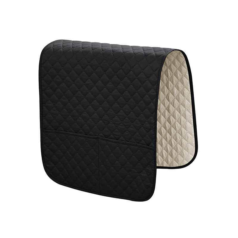 Armrest Cover Waterproof Quilted LAVENE Black-1 Piece