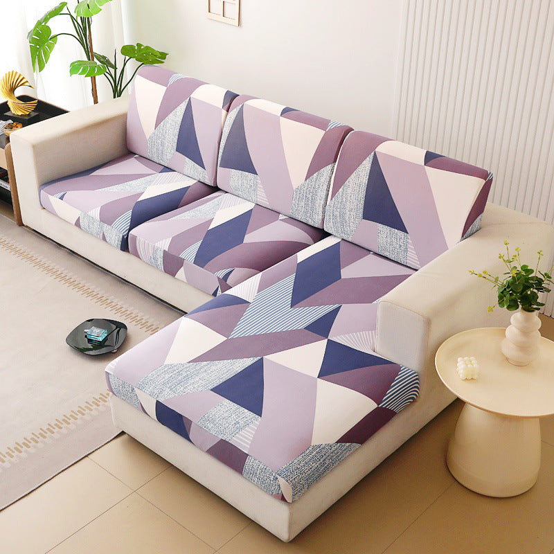 Sofa Seat Cover Stretch Fit LUCILE Inspiration-Three