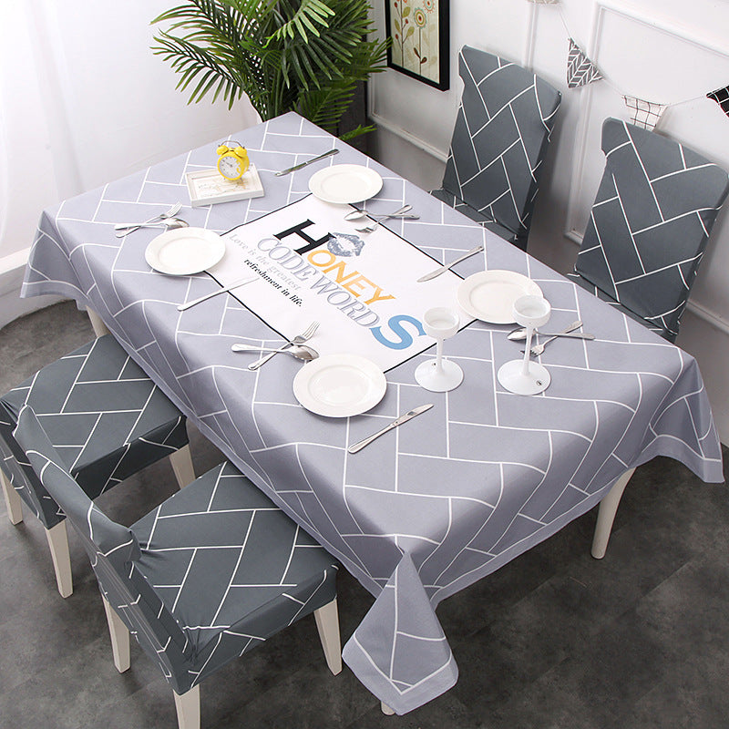 Table Cloth Nordic Easy-Care LUMIEREA 8style-140X180cm