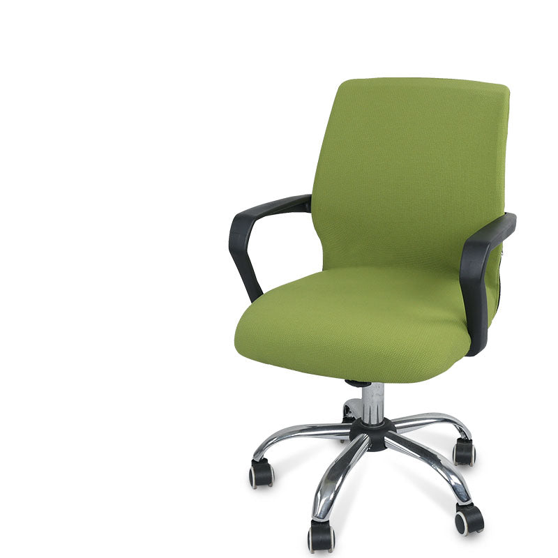 Executive Office Chair Cover Stretchable Embossed MIRELLE Green-M
