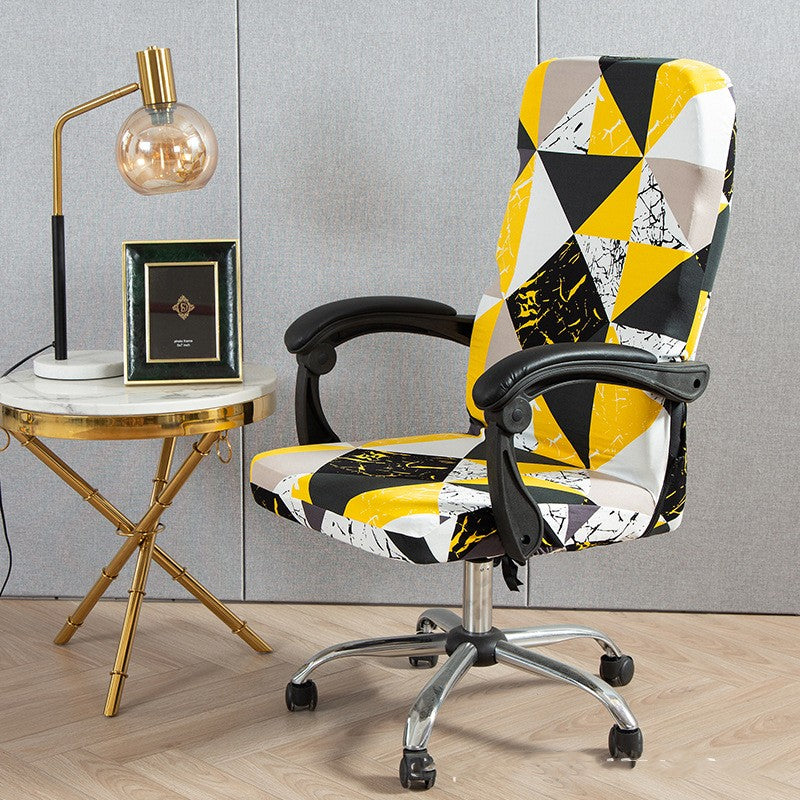 Executive Office Chair Cover Stretchable SEREINE Geometry 9-M