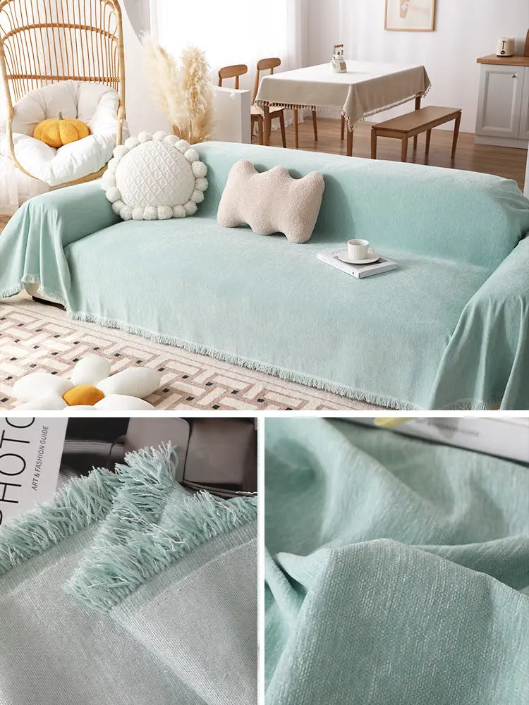 Pet Throw Chenille Protective LUMINAIRE Yb Youyun Mint Green-180x280cm