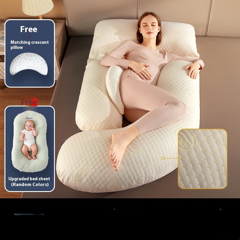 Memory Foam Maternity Waist Pillow Cozy Nuvéla 3D