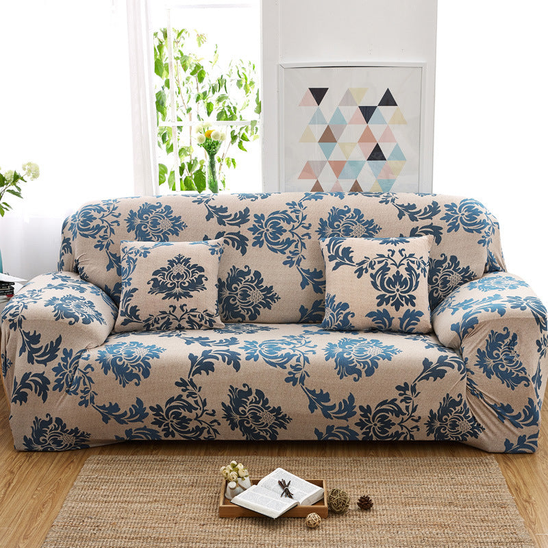 Loveseat Cover Stretch Non-Slip ELONIE Provence-90to140 Single