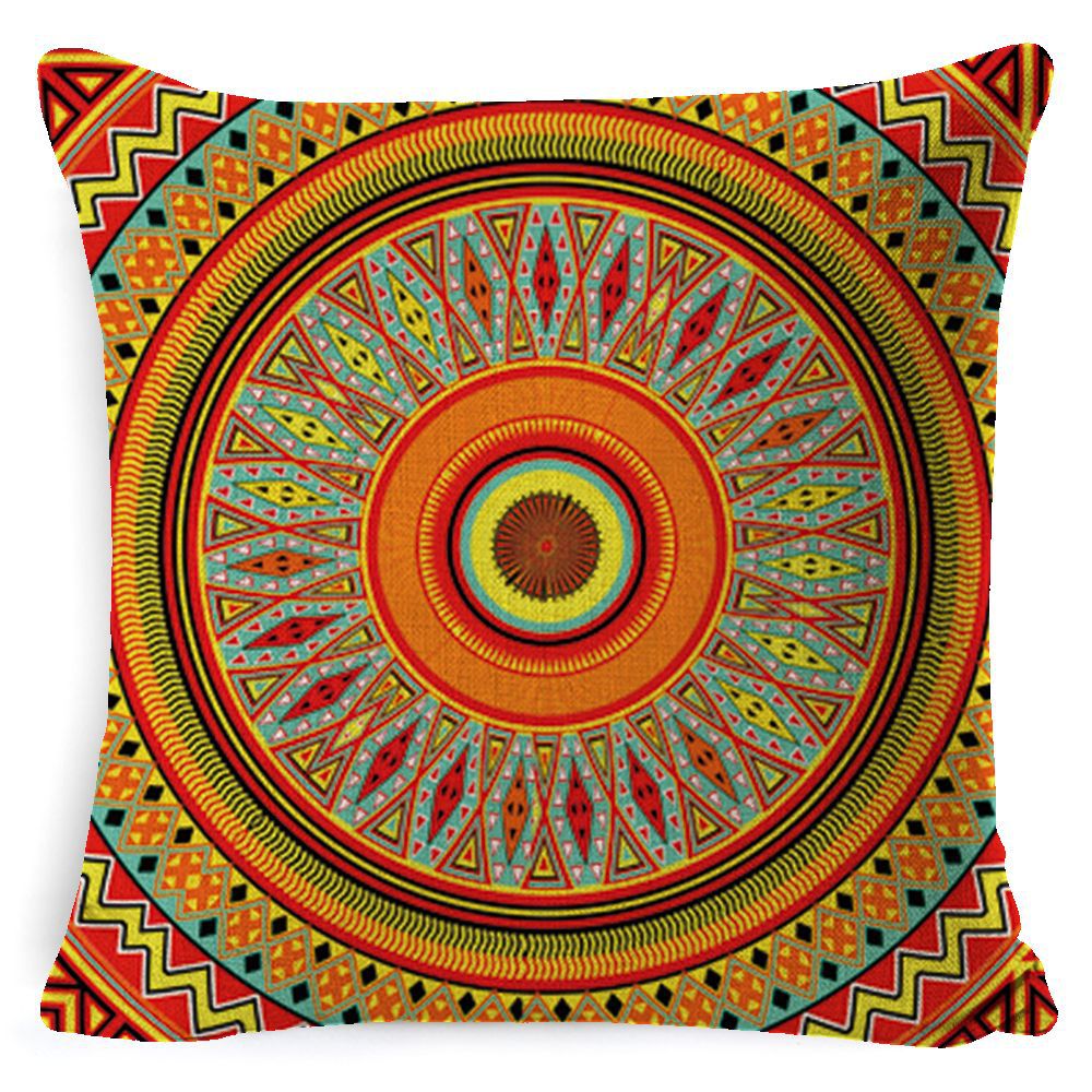 Decor Pillow Cover Linen Boho AURELIE Style 7-45x 45 Pillowcase