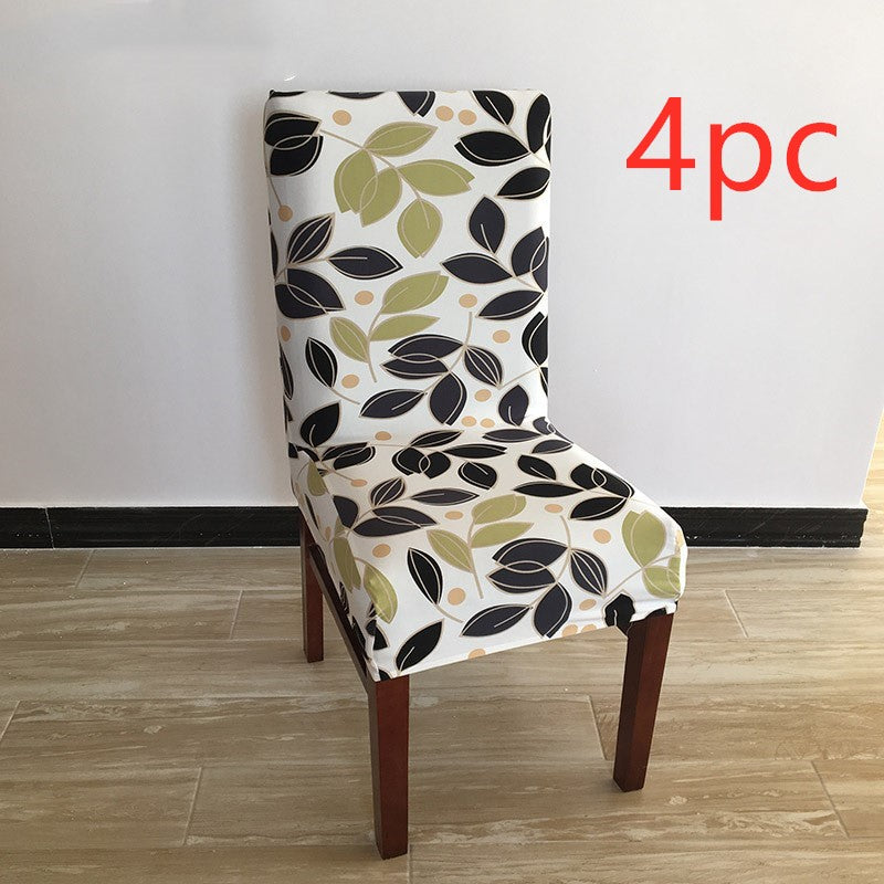 Dining Chair Covers Stretchable Spandex ELORIA A-Q4PC