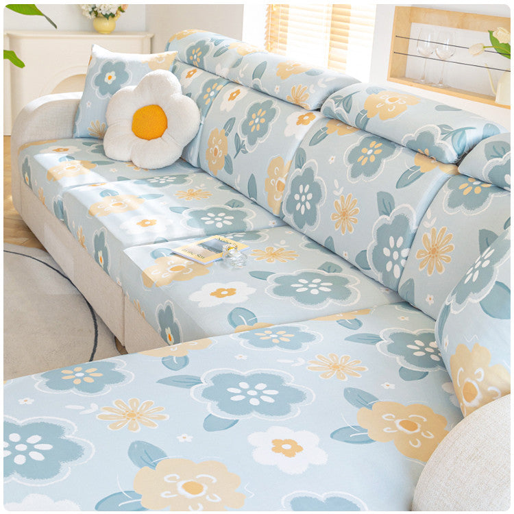 Sectional Sofa Seat Cover Cooling Non-Slip ELOISE Summer-Pillowcase