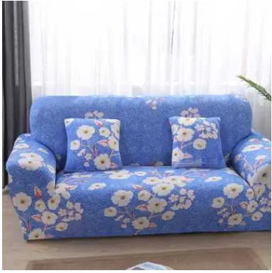 Loveseat Covers Stretch Minimalist LUMIERA 2Flower love-Double and two pillows