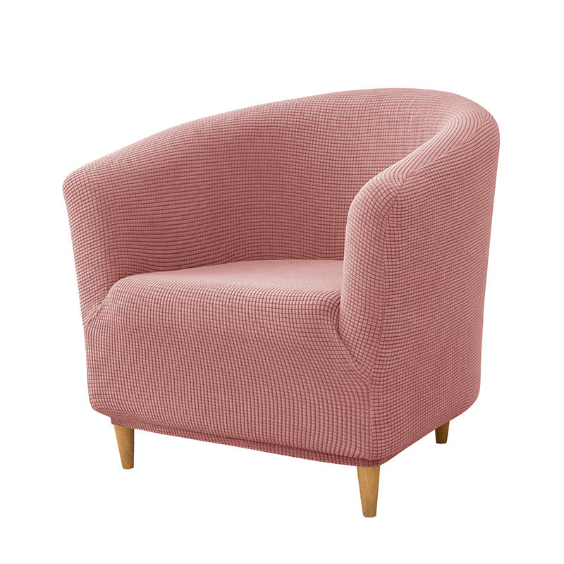 Accent Chair Cover Stretchable Polyester ELODIE 03 Pink-30x24x6cm