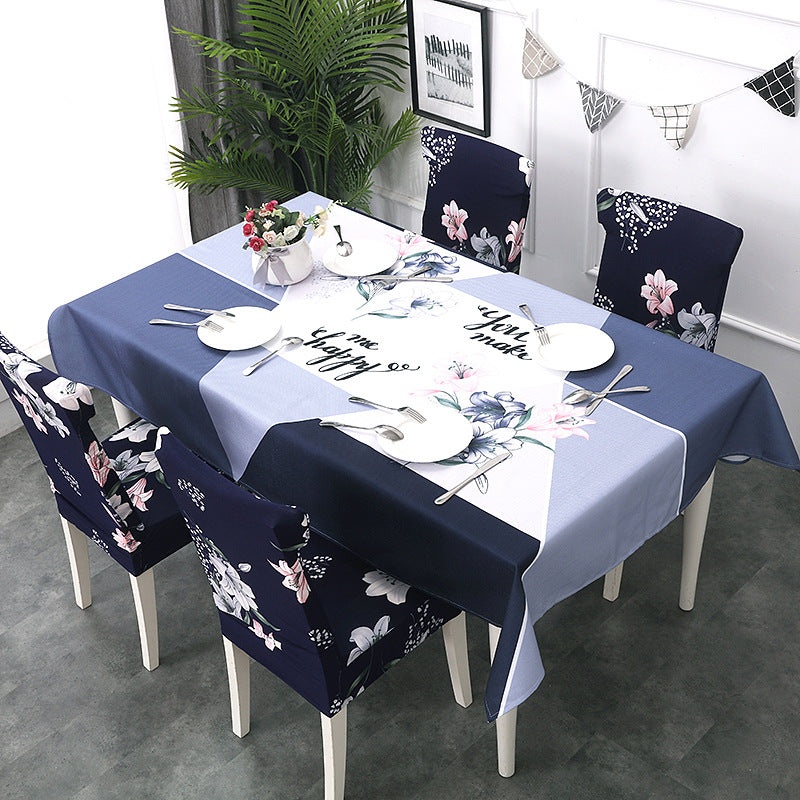 Table Cloth Nordic Easy-Care LUMIEREA 14style-Chair cover4