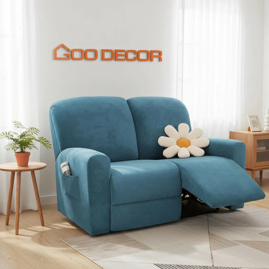 Recliner Sofa Cover Velvet VELIOR