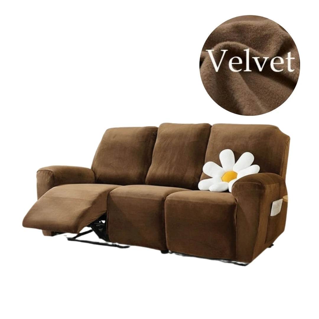 Recliner Sofa Cover Velvet VELIOR