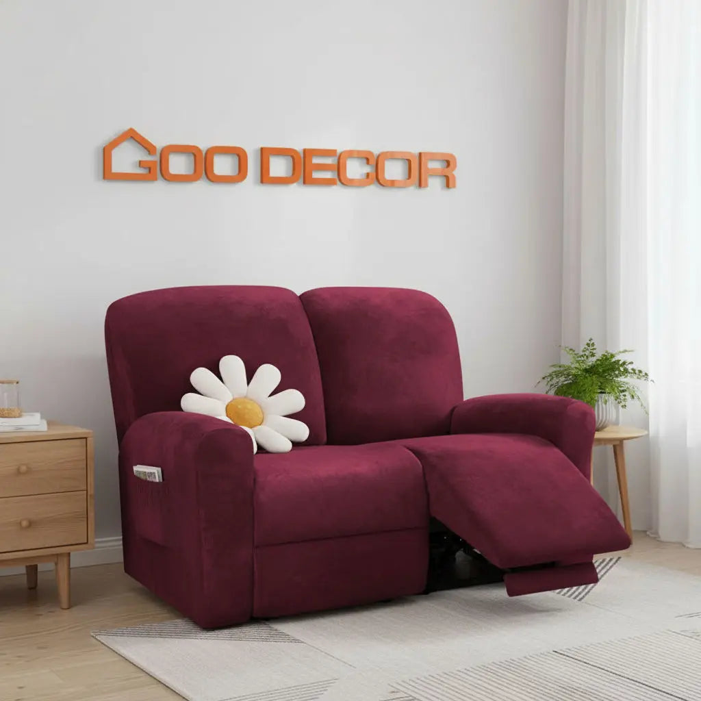 Recliner Sofa Cover Velvet VELIOR