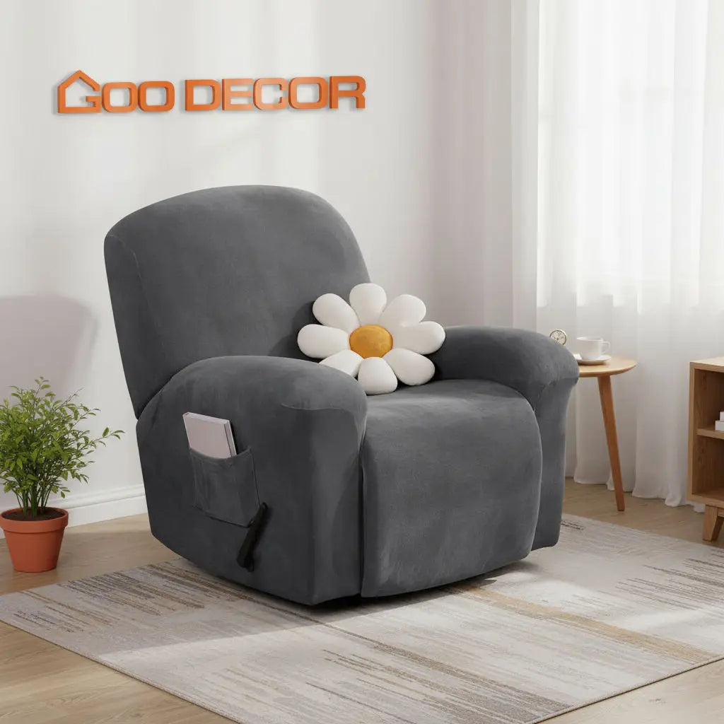 Recliner Sofa Cover Velvet VELORIN