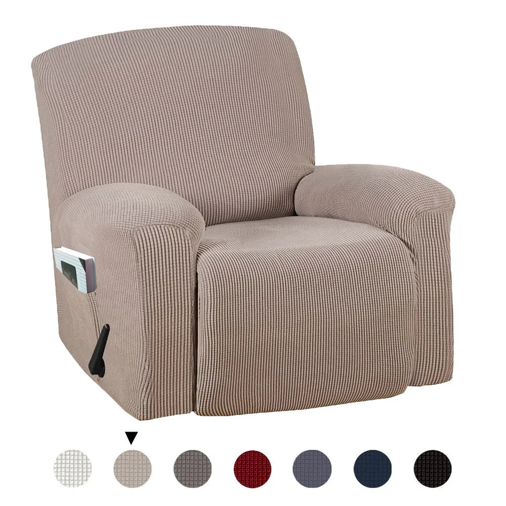 Recliner Chair Cover Suede Elastic NORELIA