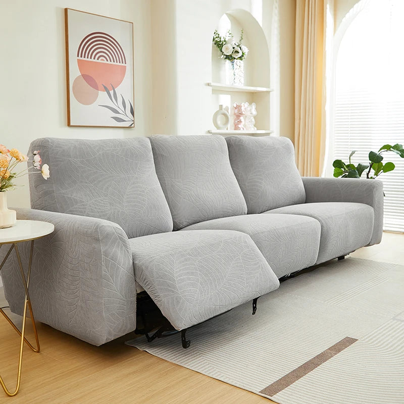 Recliner Sofa Cover Jacquard Stretch SOLVIRA
