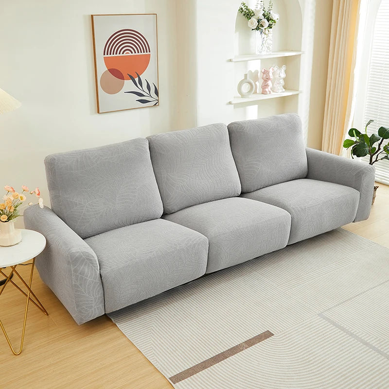 Recliner Sofa Cover Jacquard Stretch SOLVIRA