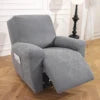 Recliner Chair Cover Stretch Solid RELMORA
