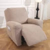 Recliner Chair Cover Stretch Solid RELMORA