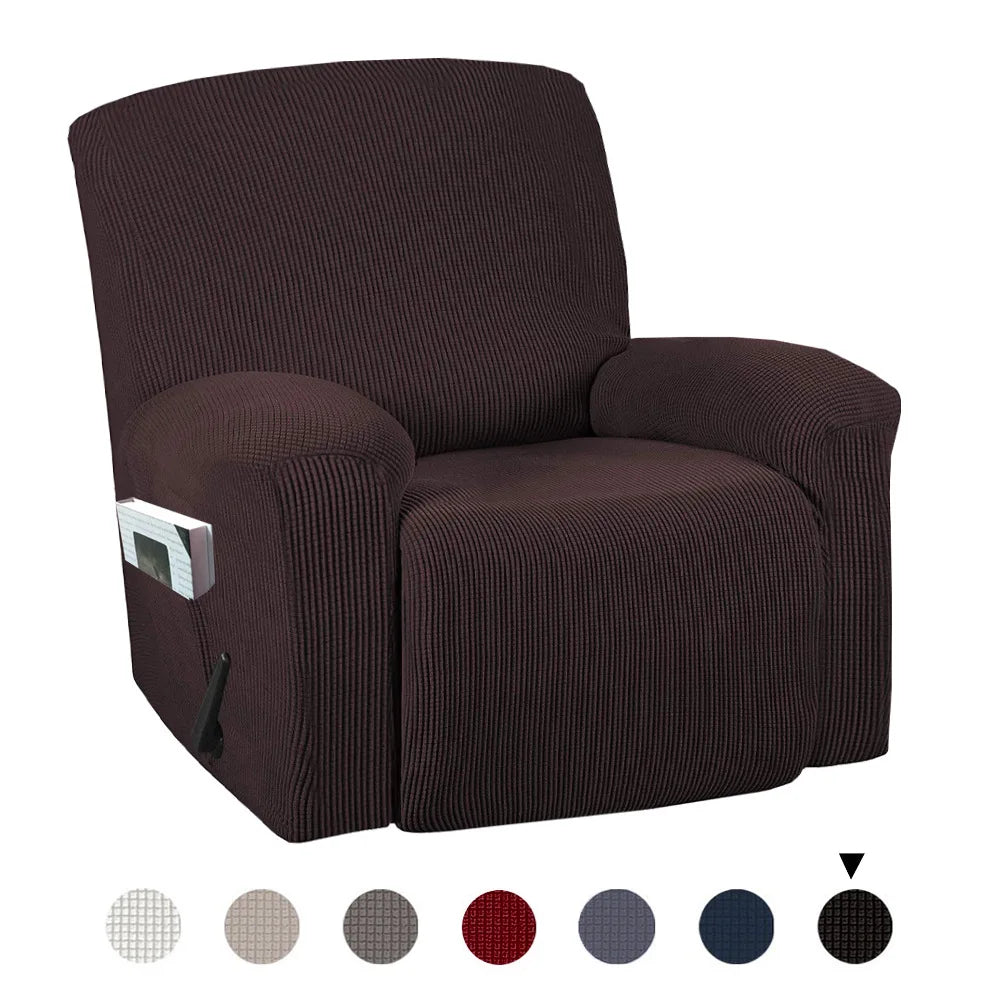 Recliner Chair Cover Suede Elastic NORELIA