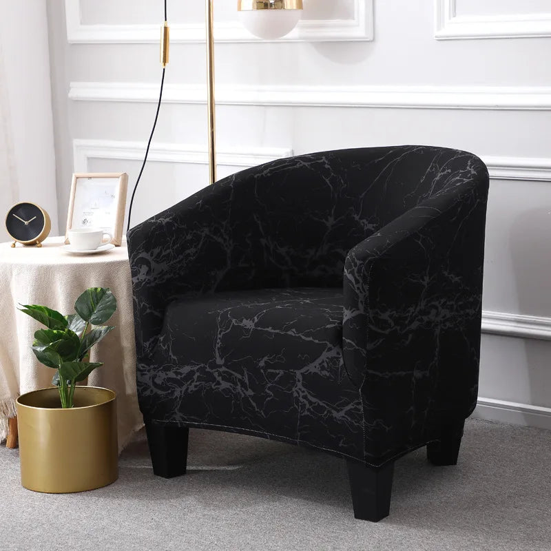 Club Chair Cover Floral Printed SOLENIQ