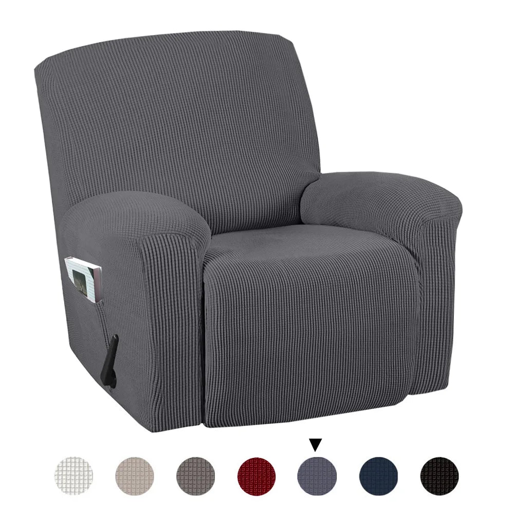 Recliner Chair Cover Suede Elastic NORELIA