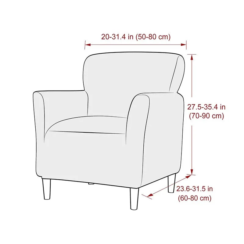 Accent Chair Covers Polyester Waterproof SOLVARE