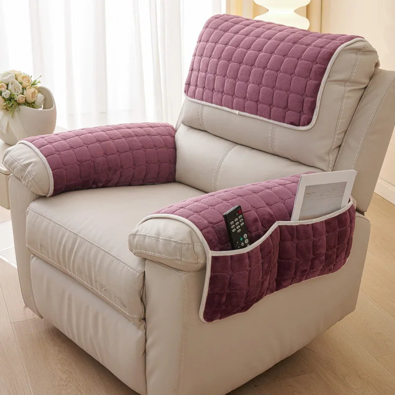 Sofa Armrest Cover Flannel SOLERIA
