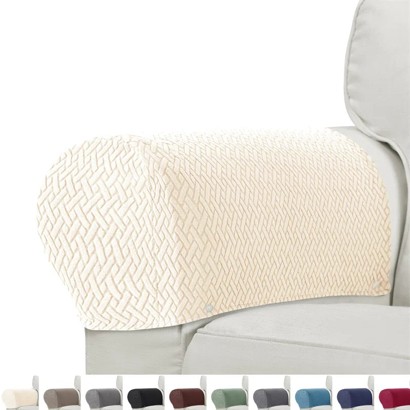Sofa Armrest Cover Jacquard 2-Piece SOLARE