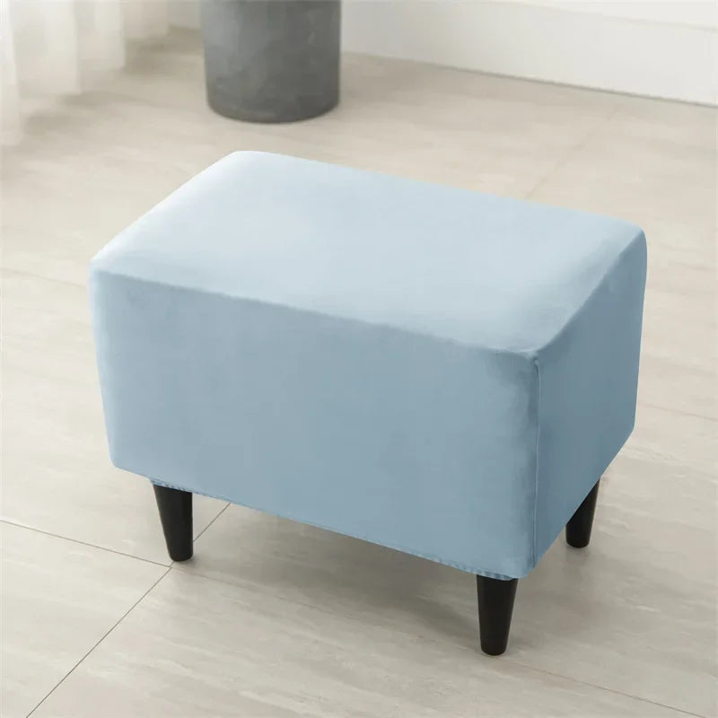 Wingback Chair Cover Velvet Stretch LIRAVO