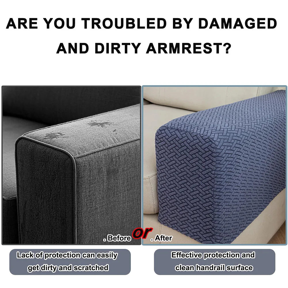 Sofa Armrest Cover Stretch Quilted ARMELIO