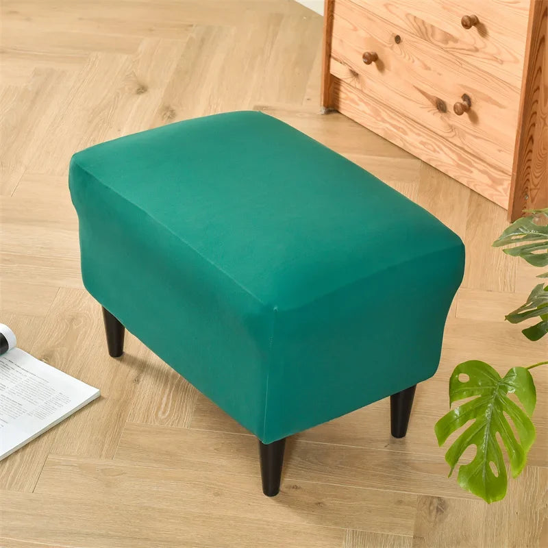 Club Chair Cover Stretch Solid Color SAVELIO