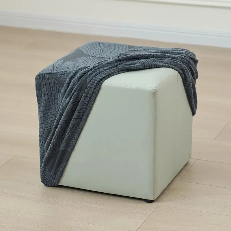 Ottoman Stool Cover Jacquard CALDIVO
